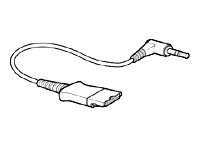 Plantronics - 40845-01 - Headsetadapter - Adapter - Verlängerungskabel Adapterkabel 0,1 m - Schw