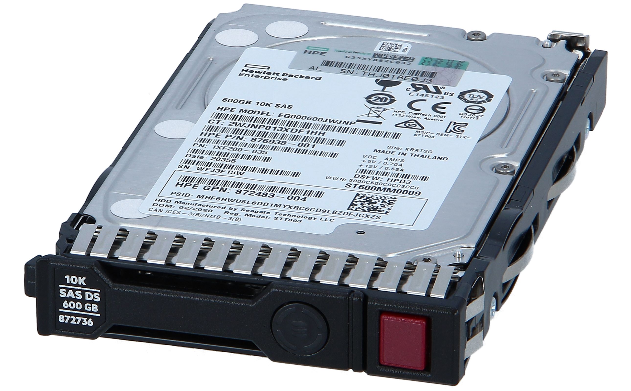 695995-001 695995-001 HP 2TB 7.2K 3G MDL LFF SATA HDD 内蔵型ハードディスクドライブ