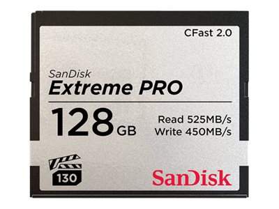 SANDISK - SDCFSP-128G-G46D - CFast 2.0 Extreme Pro 128GB