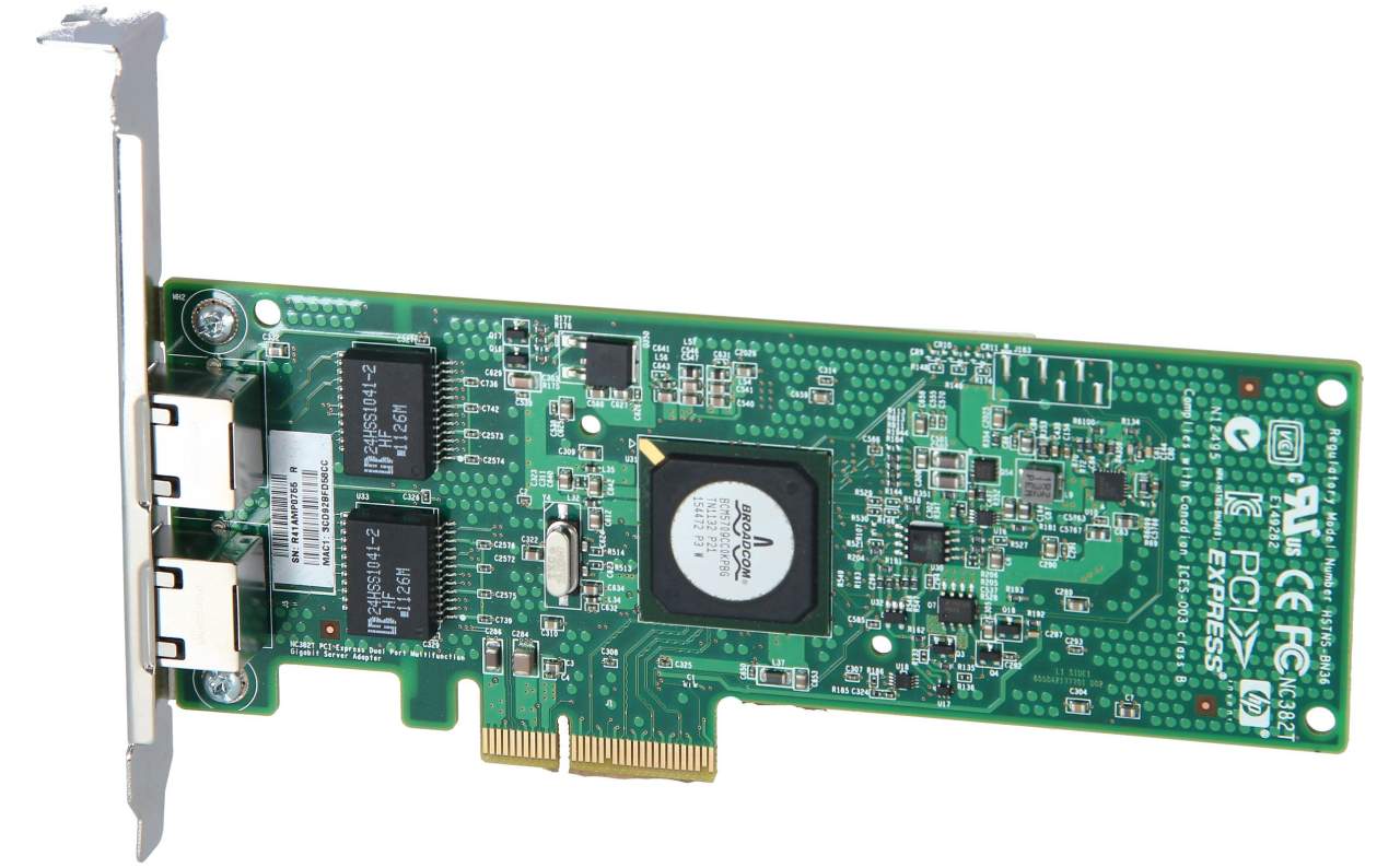 458492-B21 - HP NC382T PCI-E 2-Port Multifunction 1000T Gigabit