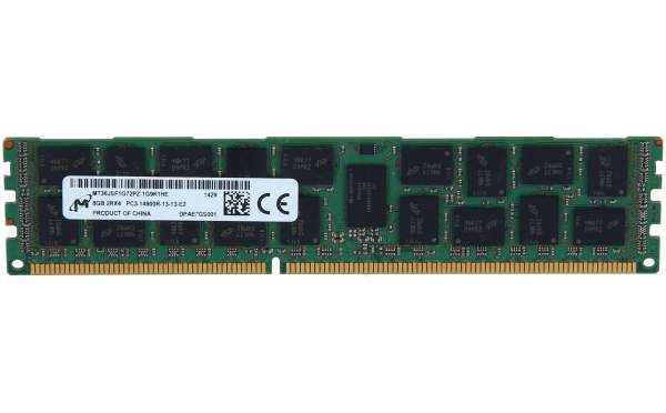 Micron - MT36JSF1G72PZ-1G9K1 - 8GB DIMM ECC DDR3 1866MHz 240Pin