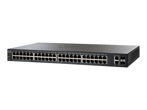 Cisco - SF220-48-K9-EU - Small Business Smart Plus SF220-48 - Switch - 100 Mbps - 48-Port - Rack