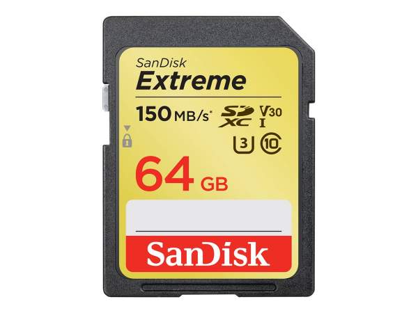 SANDISK - SDSDXV6-064G-GNCIN - SD Extreme 64GB 150MB/s