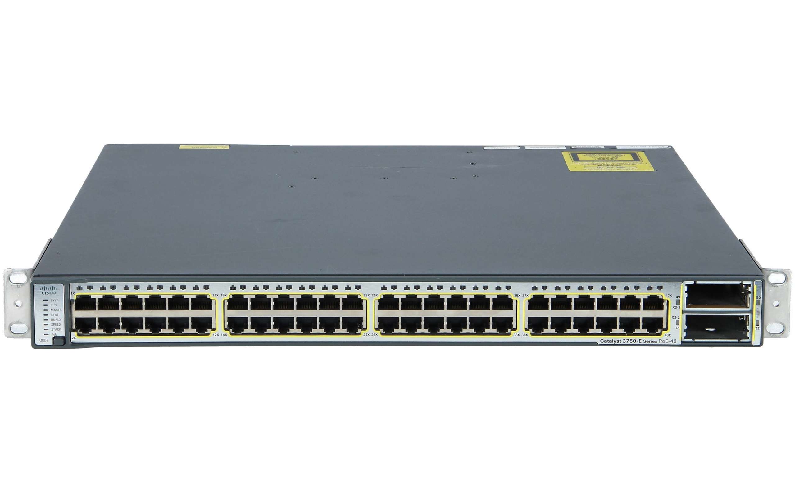 Cisco - WS-C3750E-48PD-S - Catalyst 3750E 48 10/100/1000 PoE+2