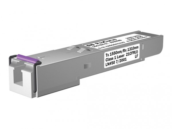 HPE - J9099B - X112 100M SFP LC BX-D Transceiver 100Mbit/s SFP 1550nm Einzelmodus Netzwerk-Trans