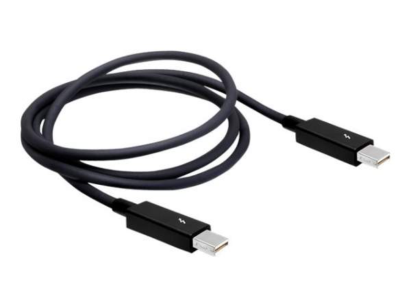 DELOCK - 83149 - Thunderbolt 2 Kabel schwarz 1m