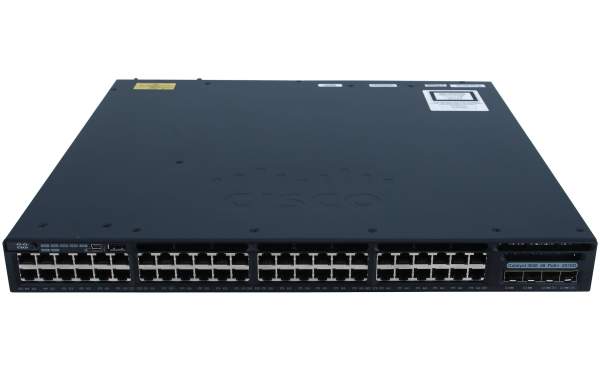 Cisco - WS-C3650-48PD-S - Cisco Catalyst 3650 48 Port PoE 2x10G Uplink IP Base