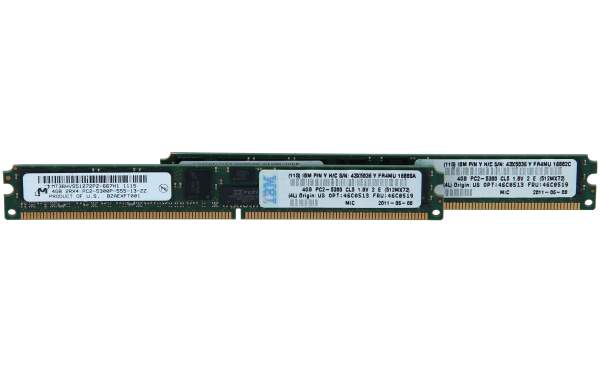 IBM - 39M5870 - Lenovo - DDR2 - kit - 8 GB: 2 x 4 GB - DIMM 240-PIN Very Low Pro