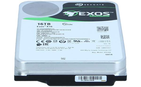 SEAGATE - ST16000NM001G - Exos X16 ST16000NM001G - Festplatte - 16 TB