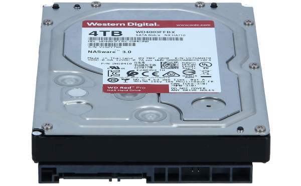 WD - WD4003FFBX - WD Red Pro NAS Hard Drive WD4003FFBX - Festplatte - 4 TB - intern - 3.5" (8.9