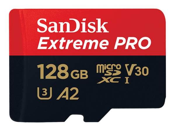 SANDISK - SDSQXCY-128G-GN6MA - Extreme Pro MicroSD 128GB V30 UHS-I