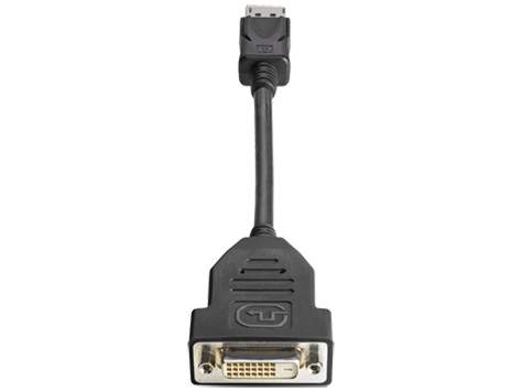 HP - 481409-002 - DisplayPort - DVI-D DisplayPort DVI-D Schwarz Kabelschnittstellen-/adapter