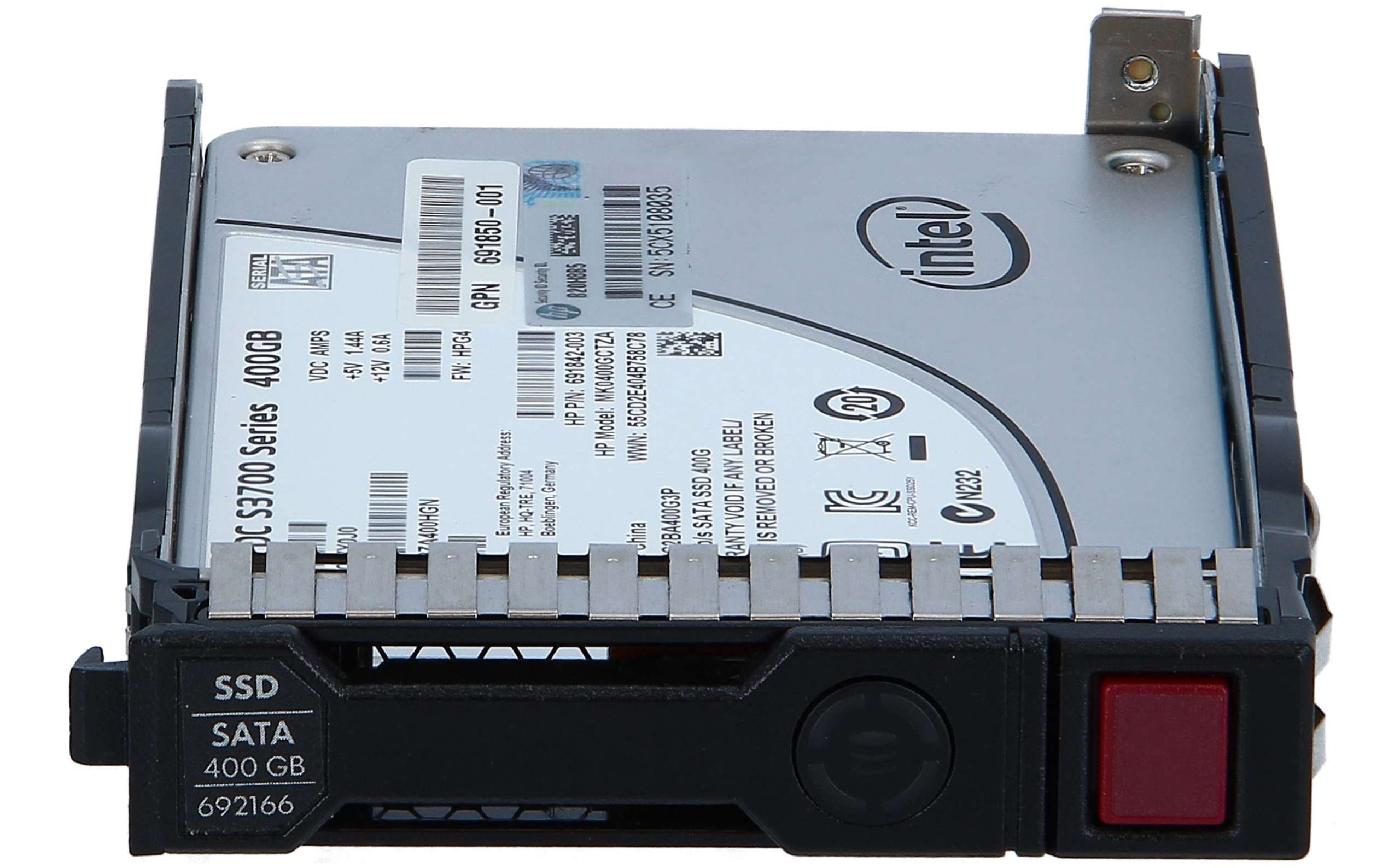 HP - 692166-001 - 400GB HOT-PLUG SSD SATAINTERFACE 2.5