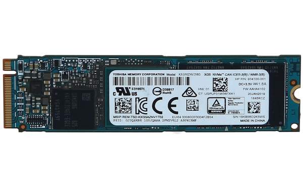 HP - 934100-001 - SSD - 256GB - M.2 2280 - PCIe - Gen3.0 x4 - NVMe