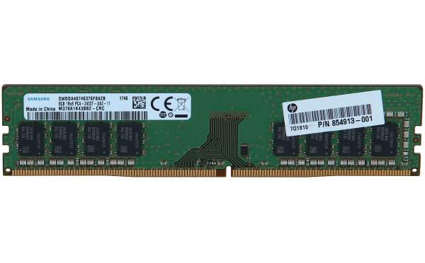 HPE - 854913-001 - 8GB - DDR4 - 2400MHz - 288-pin - DIMM