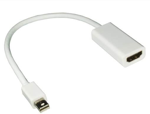 DINIC - MDP-HDMI-3D - Adapterkabel Mini-DisplayPort 1.2 auf HDMI 4K 20cm