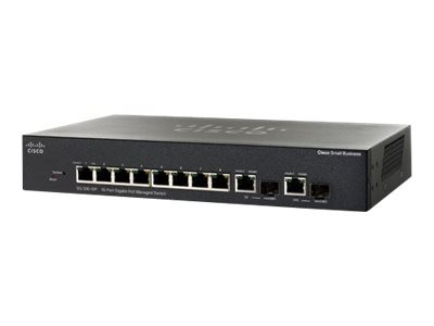 Cisco - SF302-08MPP-K9-EU - Small Business SF302-08MPP - Switch - 100 Mbps - 8-Port - Rack-Modul