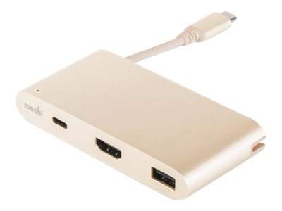 MOSHI - 99MO084206 - USB-C Multiport Adapter (satin gold)