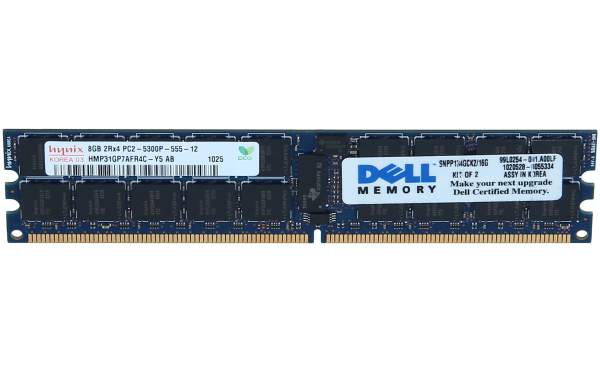 DELL - SNPP134GCK2/16G - Dell DDR2 - 16 GB: 2 x 8 GB - DIMM 240-PIN