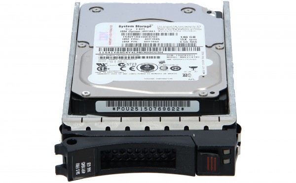 IBM - 49Y1844 - 146GB 15K 6Gb SFF SAS E-DDM Hard Disk Drive Opt 49Y1841 PN 49Y1844 FRU 49Y1845 #