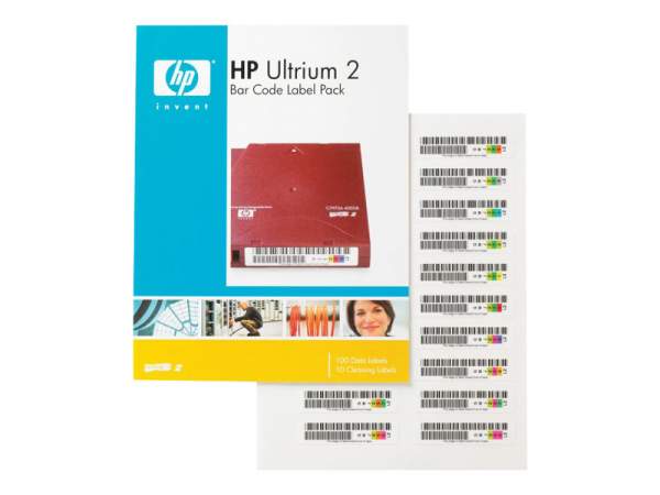 HPE - Q2002A - Ultrium 2 Bar Code Label Pack - LTO / Ultrium - Kassette