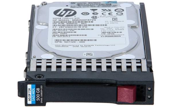 HP - 507610-B21 BULK - Server HP refurbished 500GB 6G SAS 7.2K 2.5in HDD 507610-B21 - Server - 5