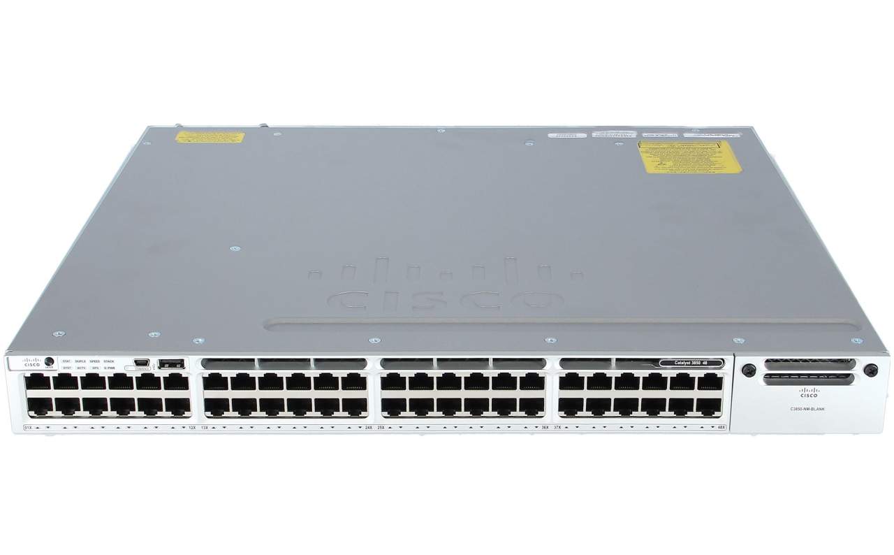 Cisco - WS-C3850-48T-S - Cisco Catalyst 3850 48 Port Data IP Base