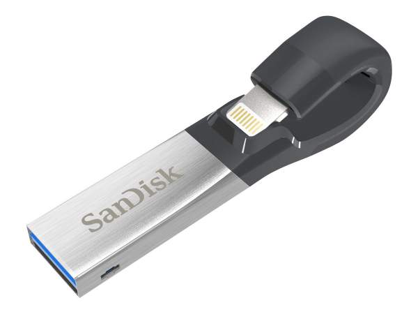 SANDISK - SDIX30N-064G-GN6NN - iXpand Flash Laufwerk Lightning/USB3.0 64GB