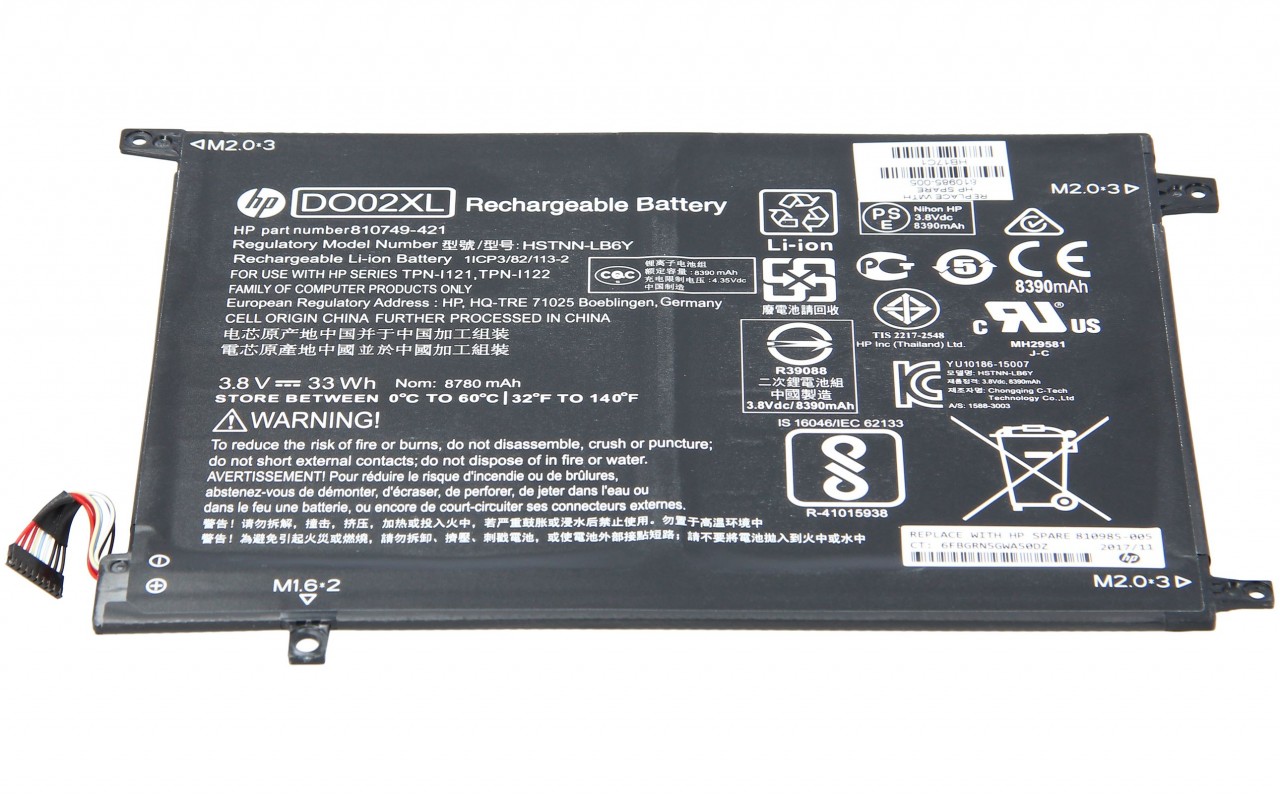 Hp 005 Sps Battery 2c 33whr 4 35ahli D0033xl Pl Batterie New And Refurbished Buy Online Low Prices