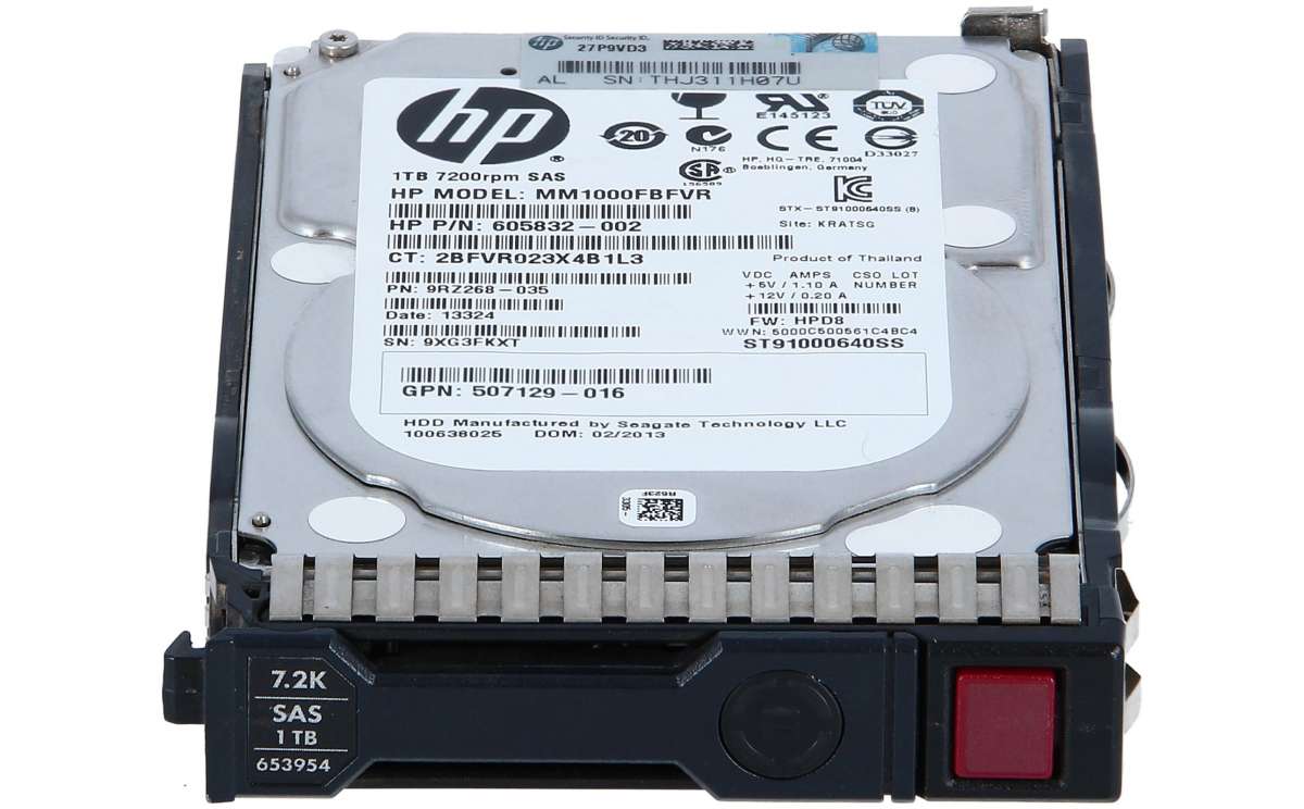 Hp Mm1000fbfvr Hp Hdd 1tb 7 2k 6g Sff Sas Festplatte Serial Attached Scsi Sas New And Refurbished Buy Online Low Prices