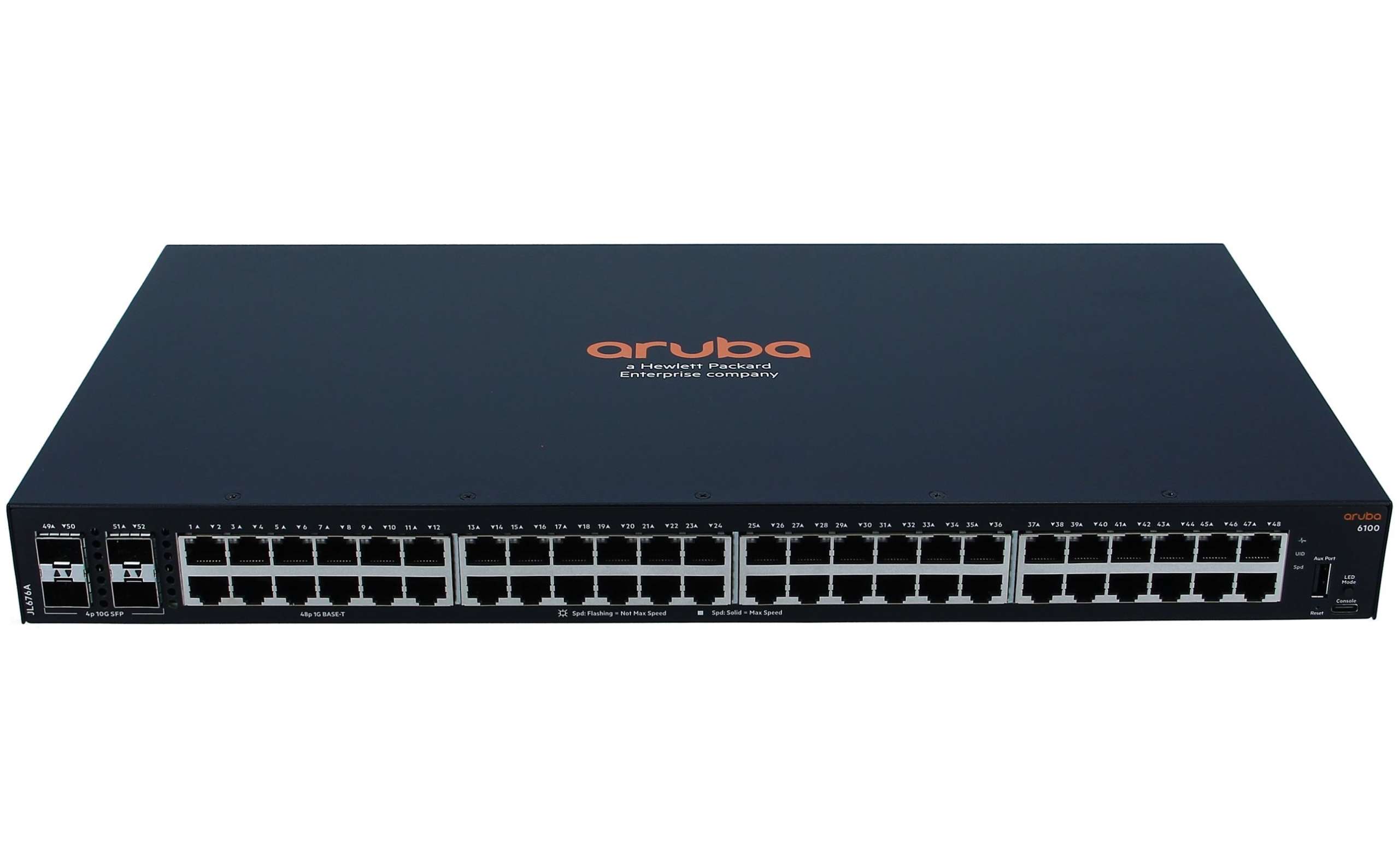 Aruba 6100 48G 4SFP+ Switch - Switch - L3 - Managed - 48 x 10