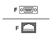 HPE - 5185-8627 - HPE Kabel seriell - RJ-45 (M) bis DB-9 (W)