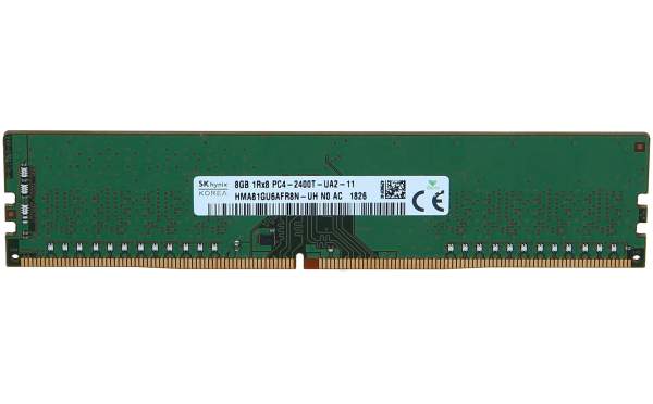 Hynix - HMA81GU6AFR8N-UH - DDR4 - module - 8 GB - DIMM 288-pin - 2400 MHz / PC4-19200 - CL17 - 1.2 V - unbuffered - non-ECC