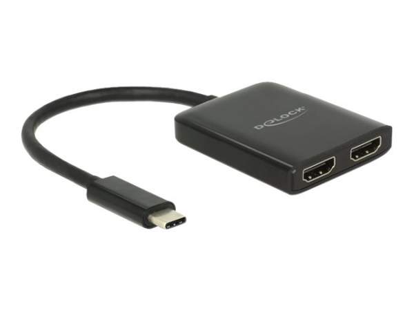 Lenovo - 87719 - USB-C Splitter kompakt (DP Alt Mode) > 2x HDMI out 4K 30Hz