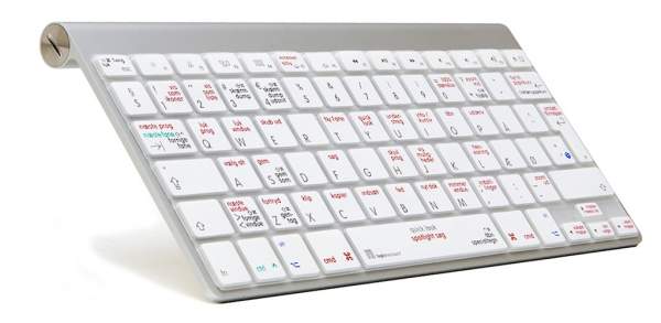 LOGICKEY - LS-OSX-MBUC-DE - LogicSkin Mac OSX Shortcut dt. (MacBook/Pro/Air)