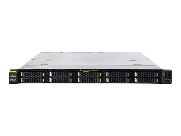 Fujitsu - VFY:R2535SC030IN - PRIMERGY RX2530 M5 8 SFF - Server - rack-mountable - 1U - 2-way - 1 x Xeon Silver 4210 / 2.2 GHz - RAM 16 GB - SATA - hot-swap 8 x 2.5" bay(s) - no HDD - GigE - no OS - monitor: none