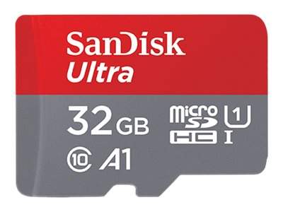 SANDISK - SDSQUAR-032G-GN6IA - Mobile Ultra MicroSD 32GB 98MB/s UHS-I mit Adapter