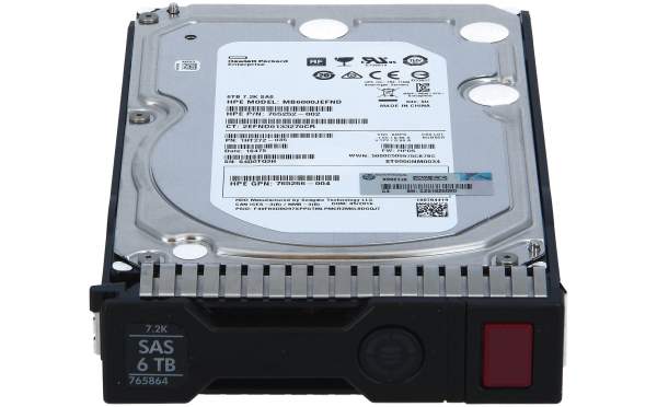 HPE - 765266-004 - 6TB 6G 7.2K SAS 3.5SC HARD DRIVE - Serial Attached SCSI (SAS) - 6.000 GB