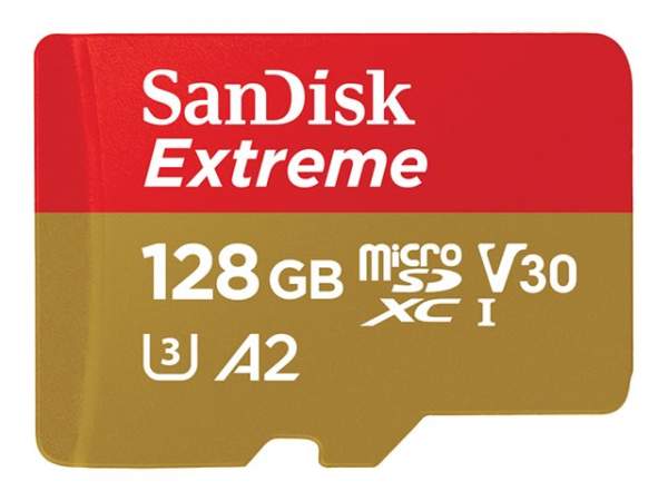 SANDISK - SDSQXA1-128G-GN6MA - Extreme MicroSD 128GB V30 A2