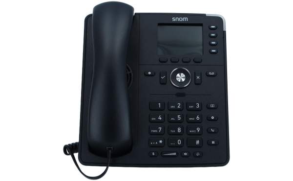 Snom - 4582 - D713 VOIP Telefon SIP Gigabit Schwarz - VoIP-Telefon - Voice-Over-IP - VoIP-Telefon - VOIP - Schwarz