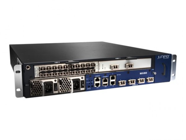 JUNIPER - MX80-5G-DC-B - Juniper MX-series MX80 - Router - 10 GigE - an Rack montierbar