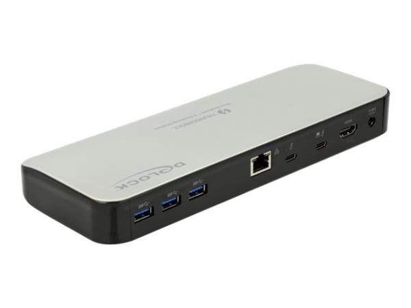 DELOCK - 87725 - Thunderbolt 3 Dockingstation 5K - HDMI/USB 3.0/USB-C/SD/LAN