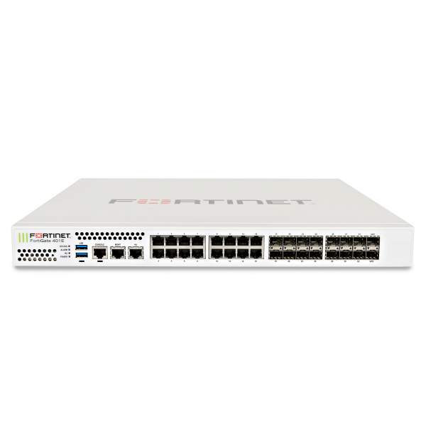 Fortinet - FG-401E-BDL-811-12 - FortiGate-401E Hardware plus 1 Year 24x7 FortiCare and FortiGuard Enterprise Protection