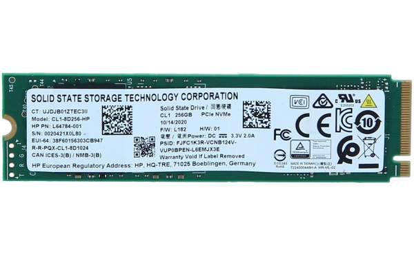 HPE - L64784-001 - 256GB M.2 2280 CL1 PCIe Gen3x4