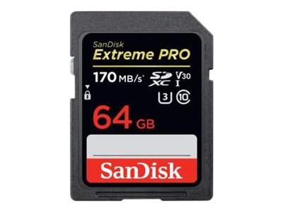 SANDISK - SDSDXXY-064G-GN4IN - SD Extreme Pro V30 64GB 170MB/s