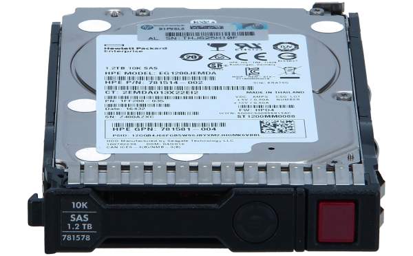 HPE - EG001200JWJNQ - 1.2TB SAS 12G 10K SFF SC HDD