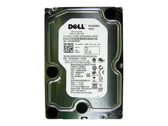 DELL - V8FCR - DELL 1TB 7.2K SATA 3.5IN HDD new and