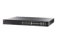 Cisco - SG300-28PP-K9-UK - Small Business SG300-28PP - Switch - 1.000 Mbps - 28-Port - Rack-Modu