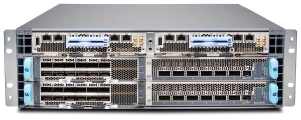 Juniper - MX10003-PREMIUM - MX10003 premium 2-slot chassis - 2 REs - 4 fan trays - 6 power supplies