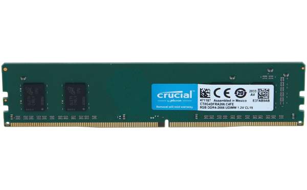 Crucial - CT8G4DFRA266.C4FE - 8GB DDR4 2666 MHz UDIMM1.2V CL19